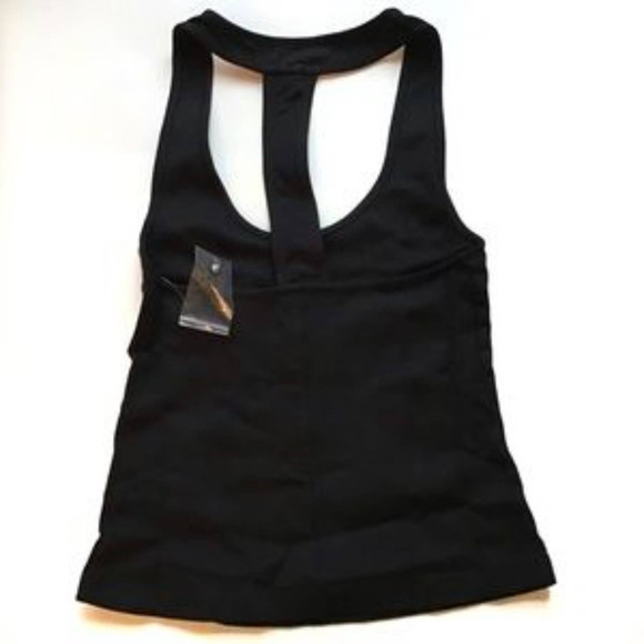 FREE PEOPLE Cami Hang Out Halter Top Black Sz XS NWOT - Picture 8 of 10